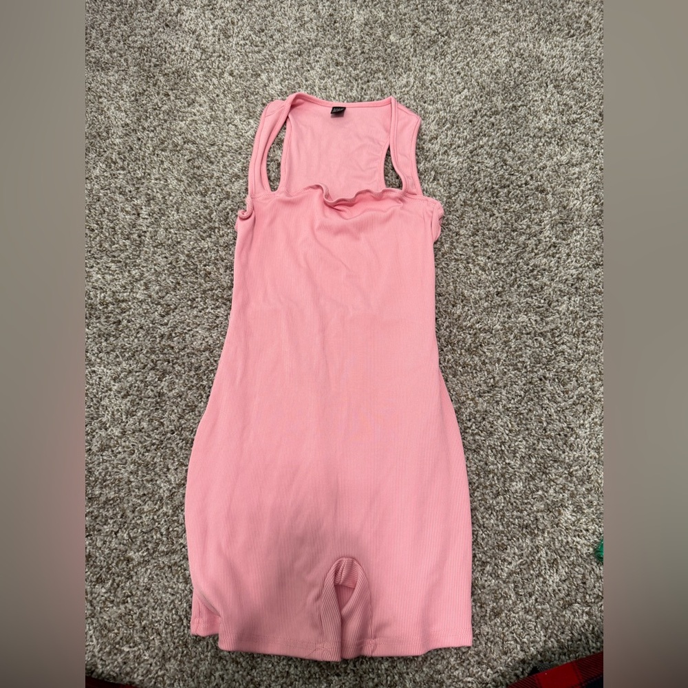 SHEIN Pink Sleeveless Jumpsuit
